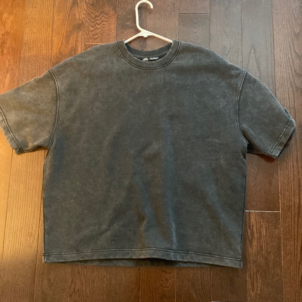 Stonewashed black T-shirt